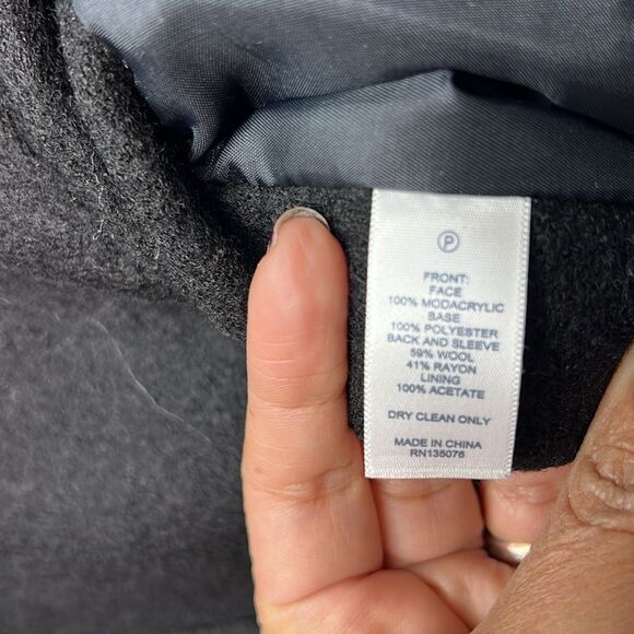 NEW C. Wonder Women’s Faux Fur Wool Cardigan jacket sz M Cottagecore Academia - Picture 8 of 8